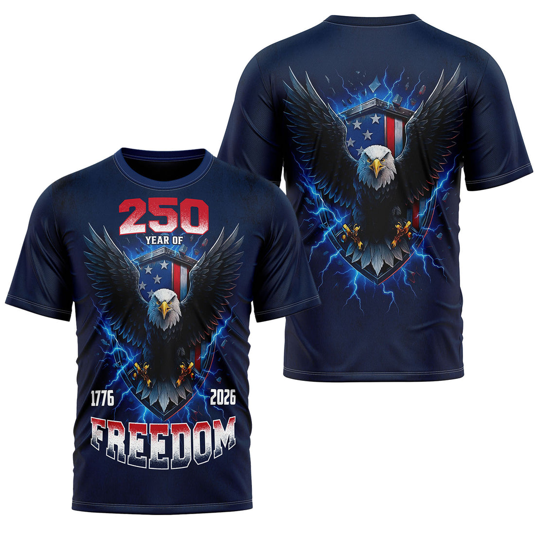 USA Freedom 250th Dirt Bike Riding Jersey UPF30+ for Adult & Youth | Patriotic American Flag Motocross MX Jersey | Off-Road Enduro MTB ECG14042602