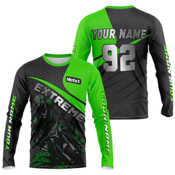 Personalized Dirt Bike Riding Jersey UPF30+ for Adult & Youth | Motocross MX Jersey Off-Road Enduro MTB ECG0904252