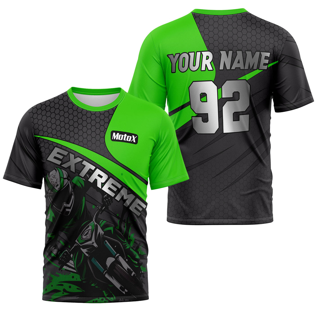 Personalized Dirt Bike Riding Jersey UPF30+ for Adult & Youth | Motocross MX Jersey Off-Road Enduro MTB ECG0904252