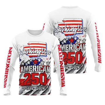 America 250 Washington Motocross Jersey – Patriotic USA Eagle 250 Years Anniversary Dirt Bike MTB Off-Road Riding Shirt Adult & Youth ECG13042605